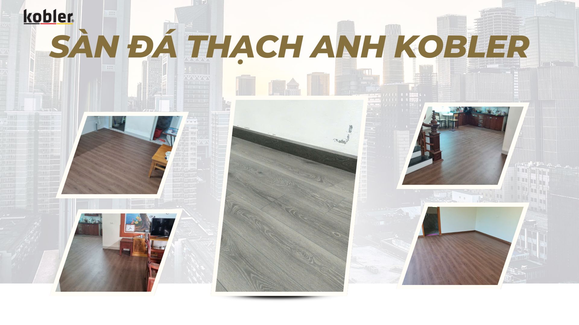 Mẫu mã đa dạng của sàn đá thạch anh Kobler