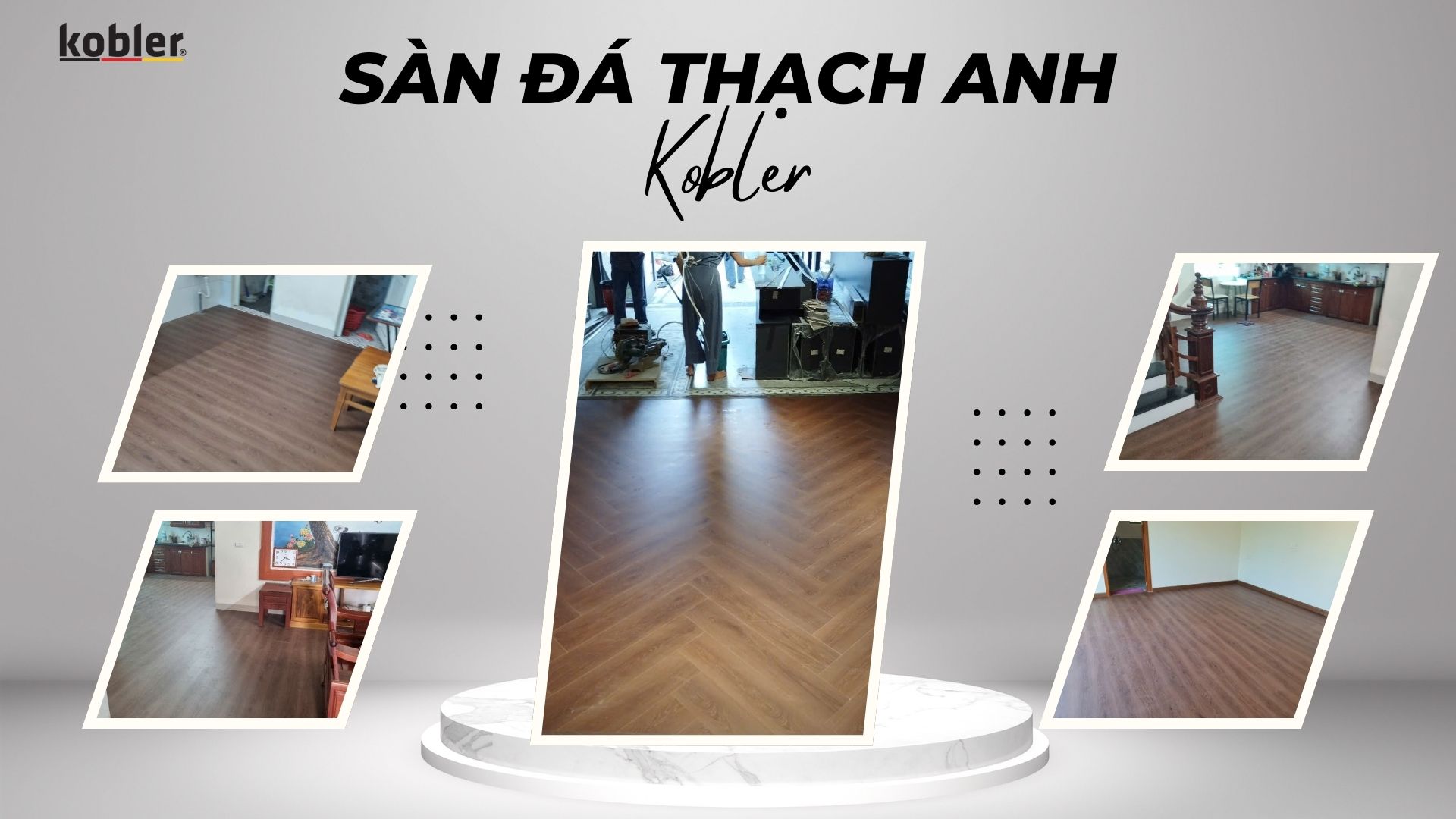 Sàn đá thạch anh Kobler - mẫu mã đa dạng